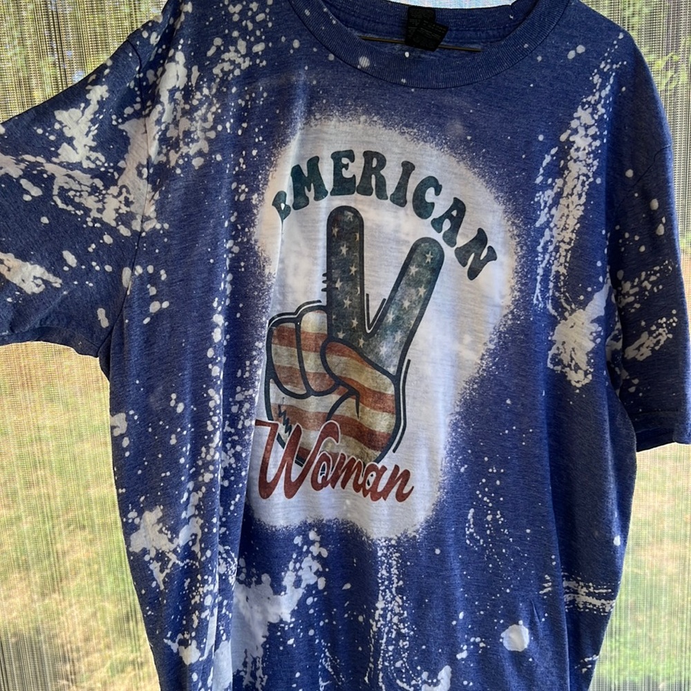 American woman tee shirt